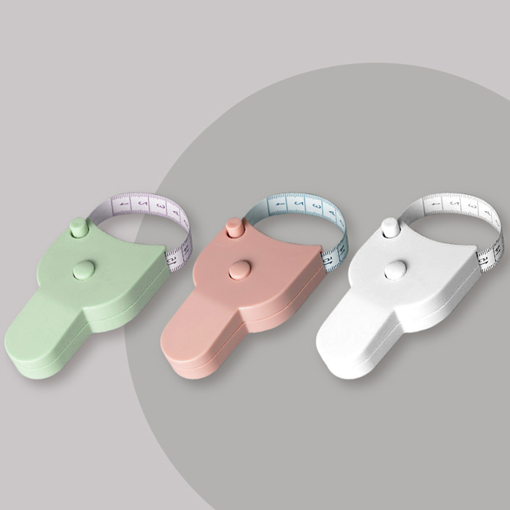 Cinta métrica corporal de 150 Cm, cinta métrica retráctil, botón pulsador, cinta métrica corporal retráctil, cinta métrica retráctil suave