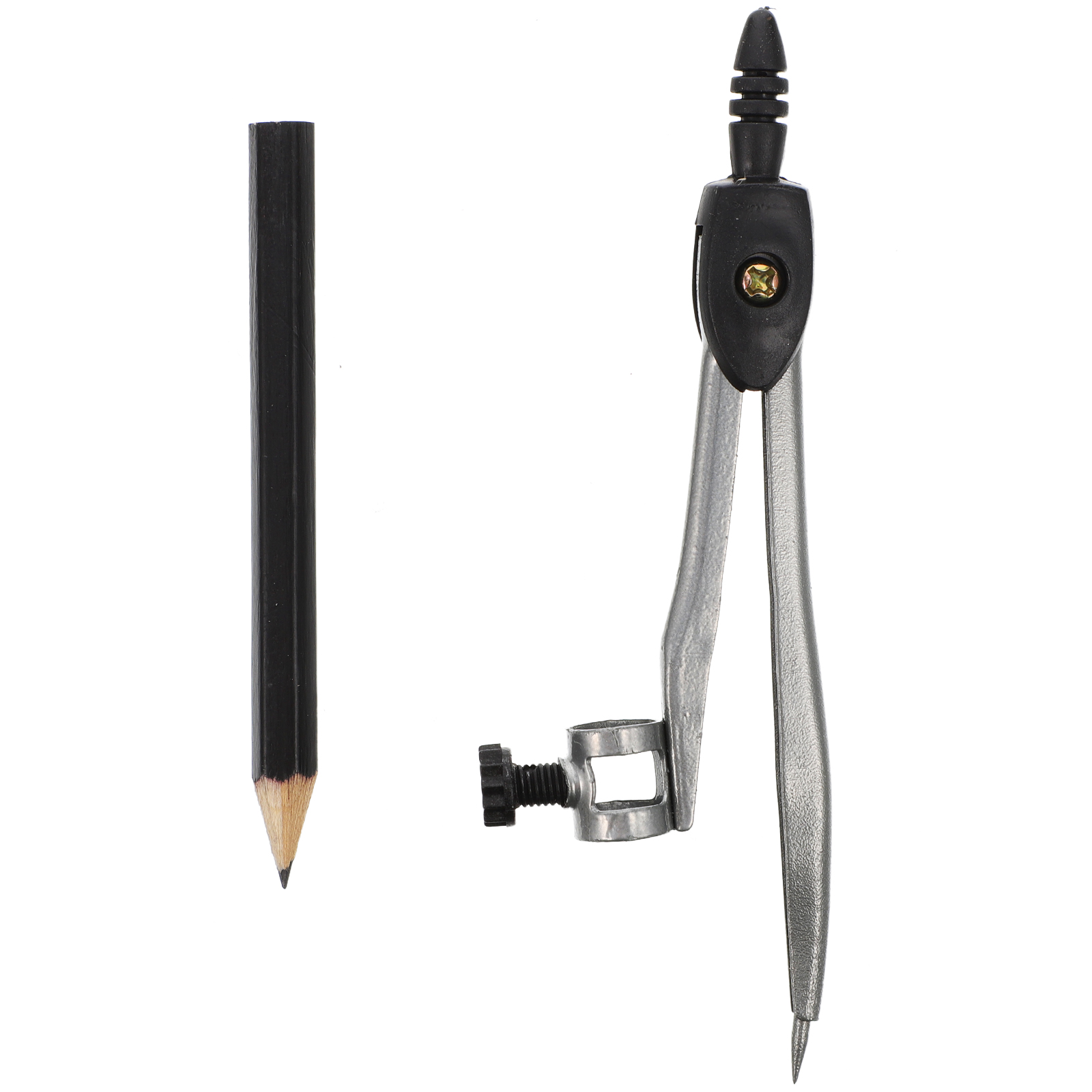 Прецизионный металлический компас, держатель для карандашей, компас для рисования для студентов, канцелярские товары, компасы, инструменты для рисования