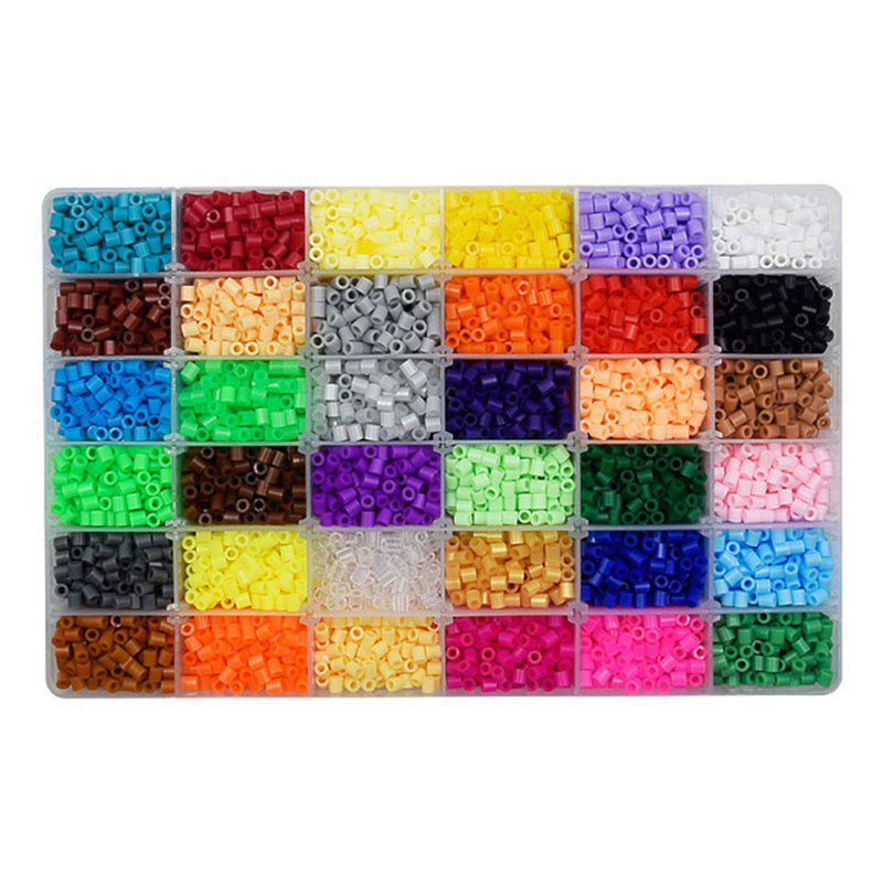 Perler contas kit 5mm hama contas criativo 3d quebra-cabeça conjunto completo com todos os acessórios engomar contas artesanais brinquedo presente