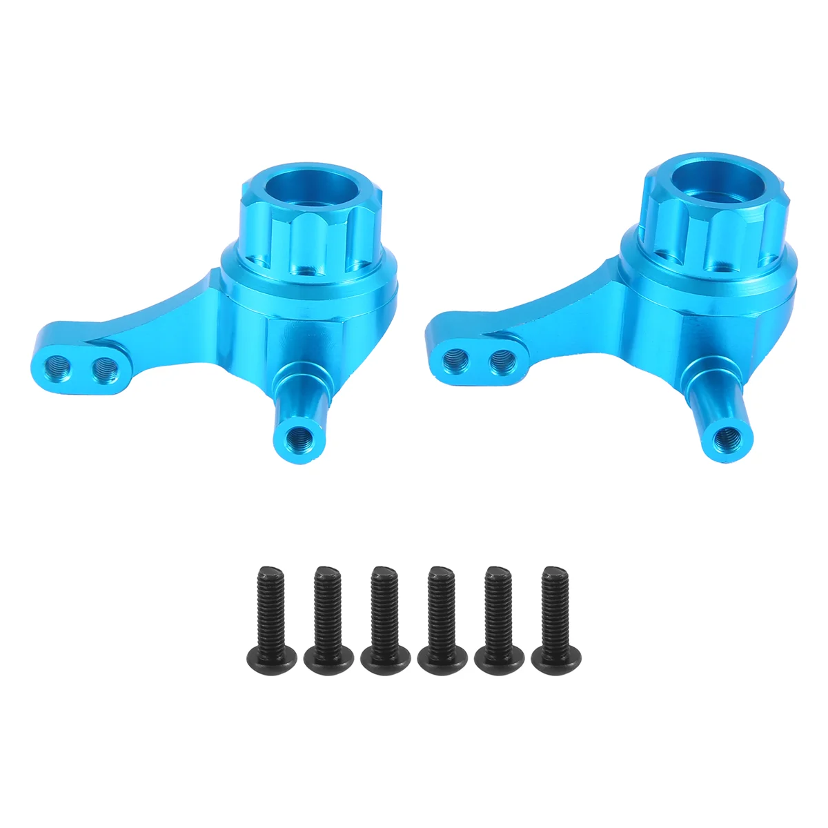 BABQ 2Pcs Metal Front Upright Knuckle Arms Steering Knuckle for Tamiya TT02 TT-02 1/10 RC Car Upgrade Parts