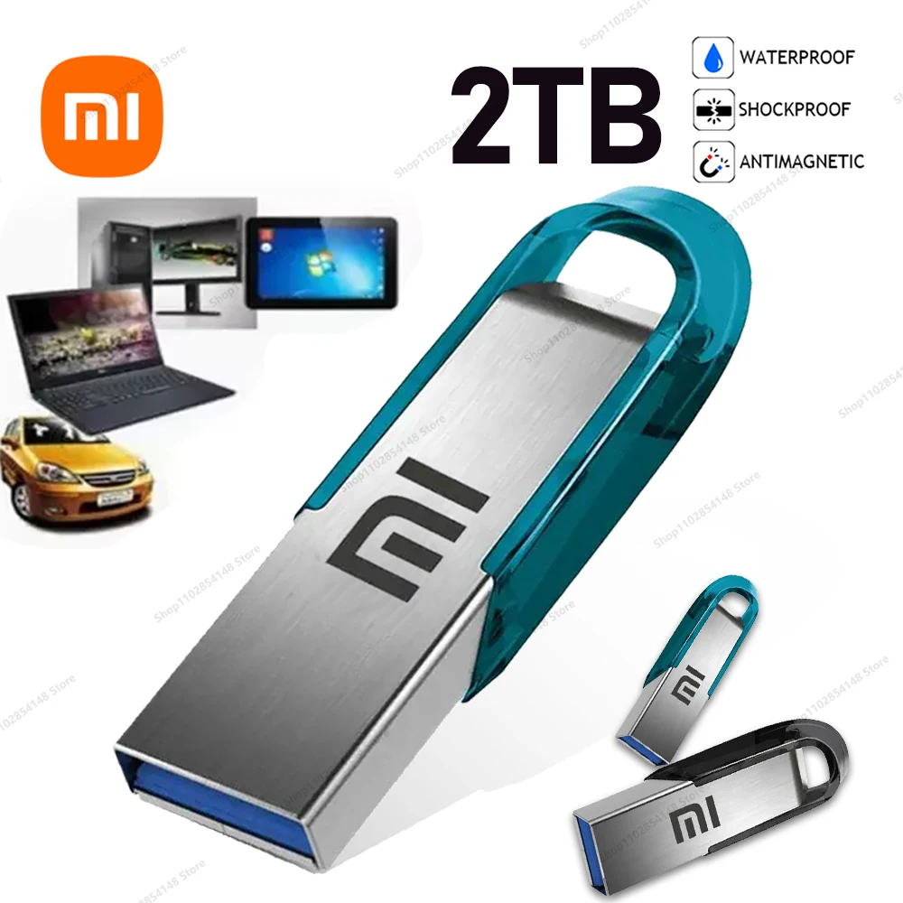 Xiaomi 2TB USB 3.0 флэш-накопители высокоскоростной металлический флэш-накопитель 1 ТБ 512 ГБ 256 ГБ флэш-накопитель USB-накопитель для автомобиля, телефона, компьютера PS5