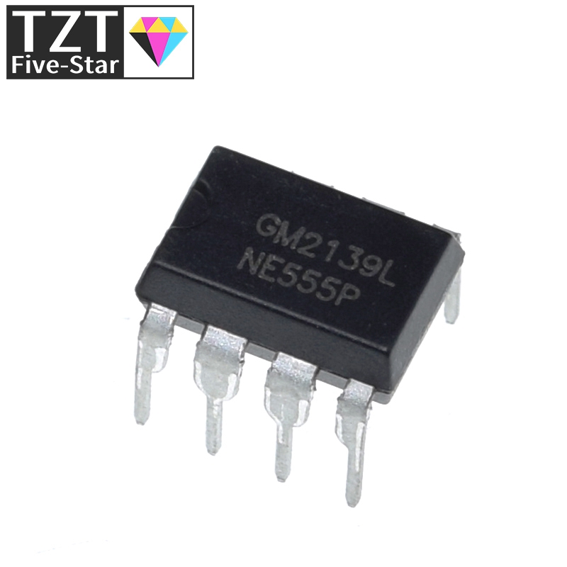 DIYTZT 10Pcs , (5 Each) NE555 NE555P IC 555 for Timer Programming Oscillator