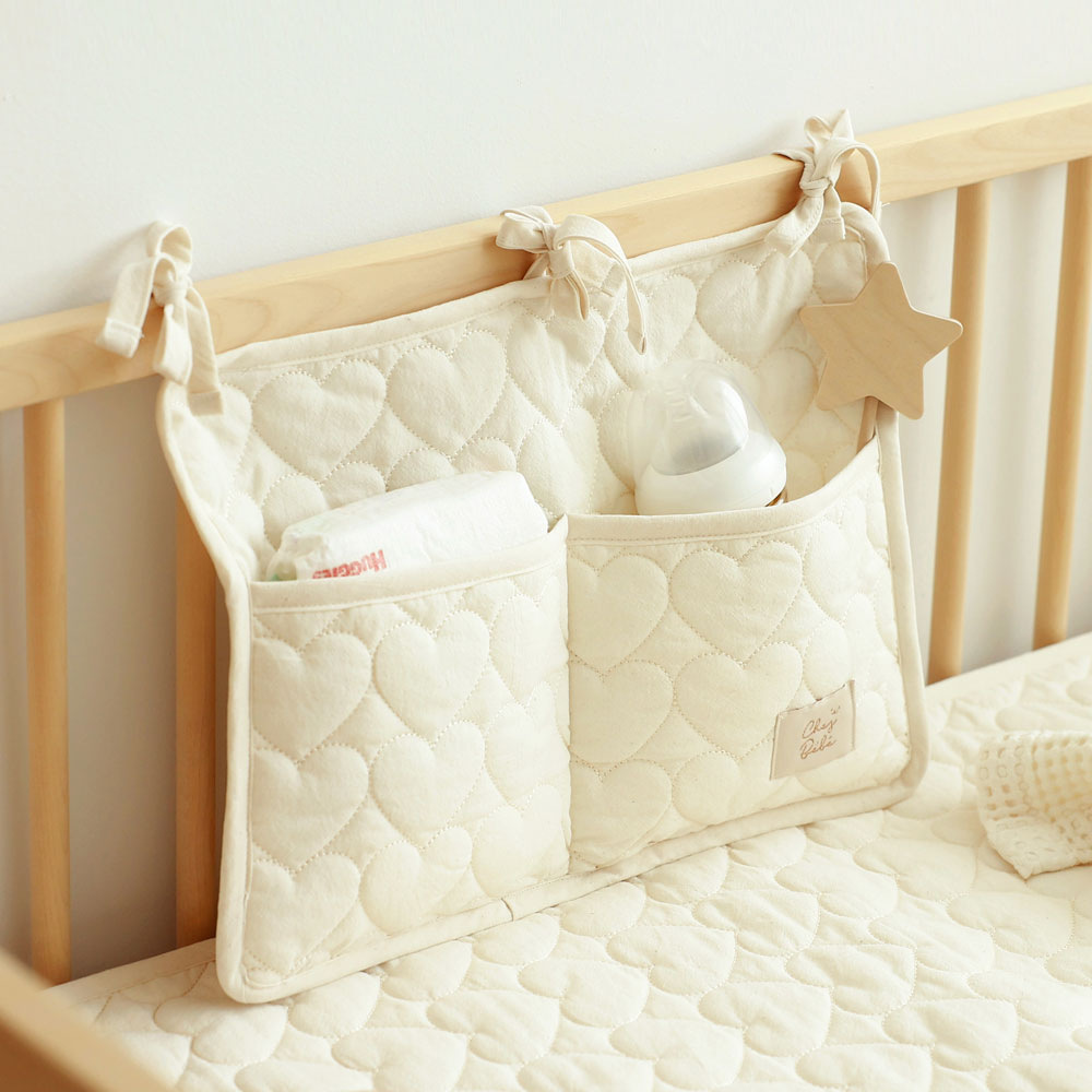 Прикроватная сумка для хранения детских пеленок, с карманами, Органайзер