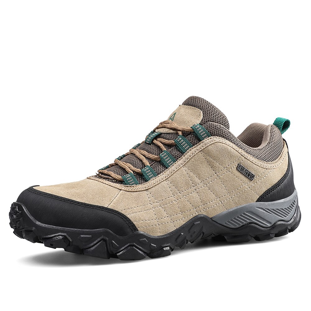 HUMTTO Wanderschuhe Herren Luxus Designer Winter Klettern Trekking Turnschuhe für Männer Leder Outdoor Sport Arbeit Mann Schuhe 110282 A