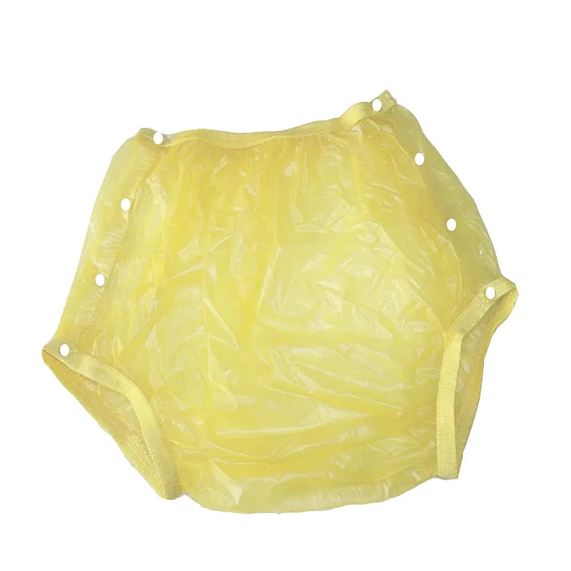 Wasserdichter PVC-Knopf für Erwachsene, Windel, Mantel, wiederverwendbar, Inkontinenz, Hose, Windel, Kunststoff, transparent, kann alles geöffnet werden