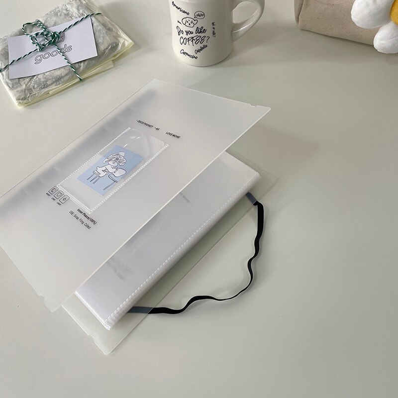 A5 Matte Heart Photo Scrapbook Binder รีฟิล 3 ''Idol Collection Binder สําหรับหญิง