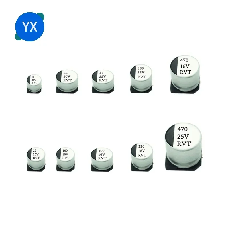 20 шт. электролитический конденсатор SMD 6,3 В 10 В 16 В 25 В 35 В 50 В 0,1 1 2,2 3,3 4,7 мкФ 10 мкФ 22 мкФ 33 мкФ 47 мкФ 100 мкФ 220 мкФ 330 мкФ 470 мкФ 1000 мкФ