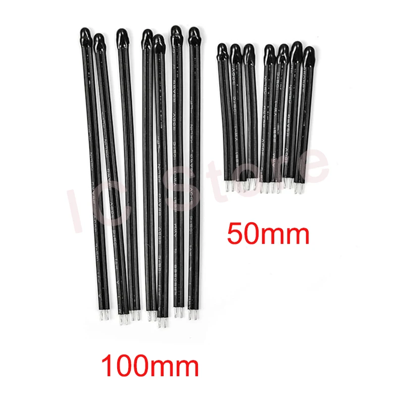 10 Uds MF52B MF52D termistor NTC resistencia térmica B3950 B3435 10K 100K Sensor de Control de temperatura negativo cable de correa de sonda