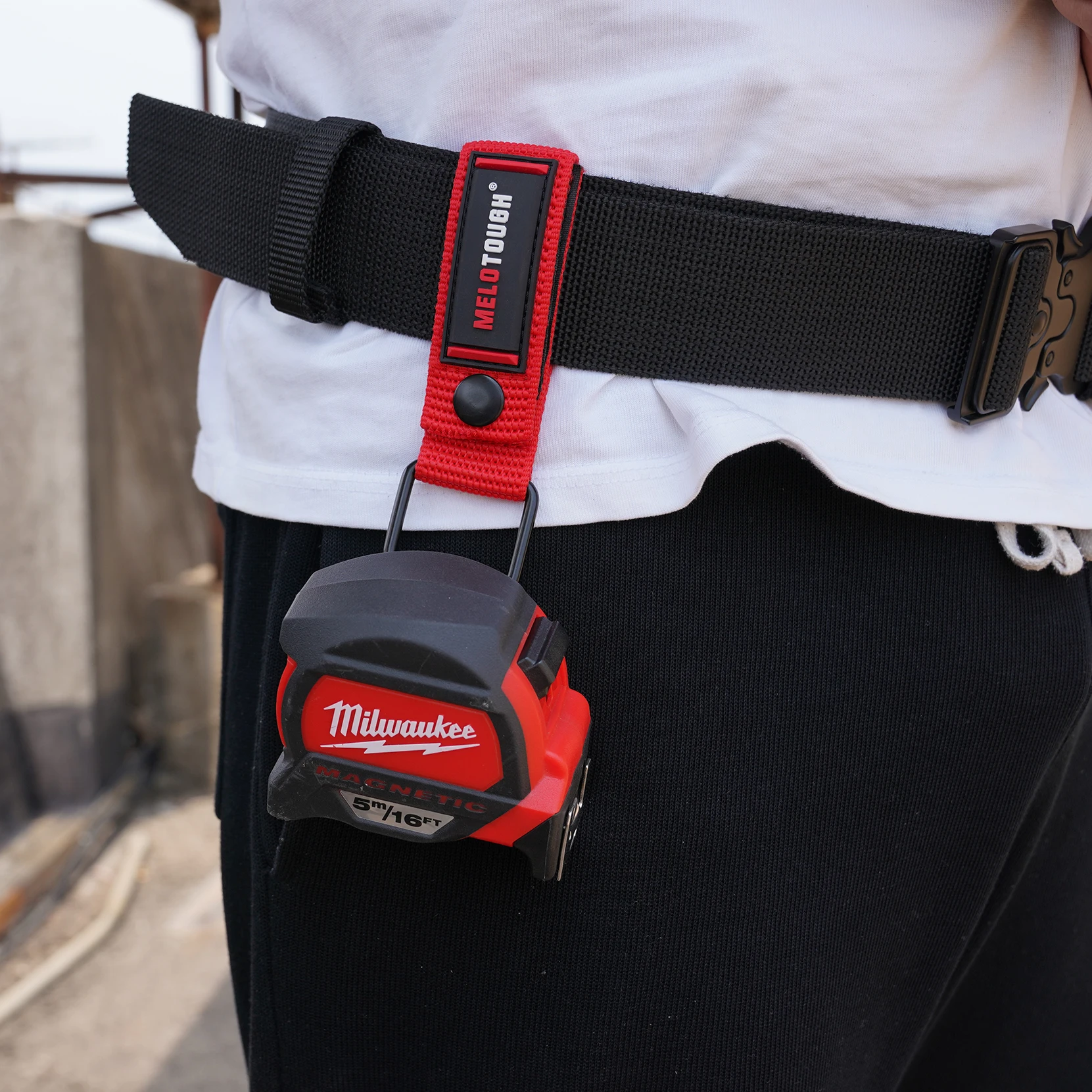 Measuring Tape Holder Tape Measure Holder Drill Impact Tool Holster for Tape Measure, Drills, Clipped Tool