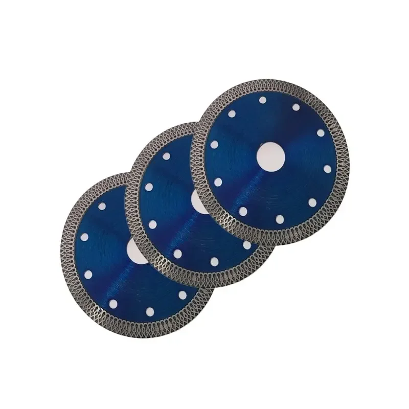 Hoja de sierra de diamante Turbo de 105MM/115MM/125MM, disco de corte de mármol y granito, amoladora angular de 3 tamaños para azulejos de porcelana y cerámica