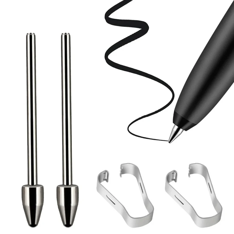 Replacable Pencil Nib for Samsung Tablet S6 Lite S7 S9 Note10/20 S22U S24U Titanium Alloy Touch Stylus S Pen Tip Wear Resistant