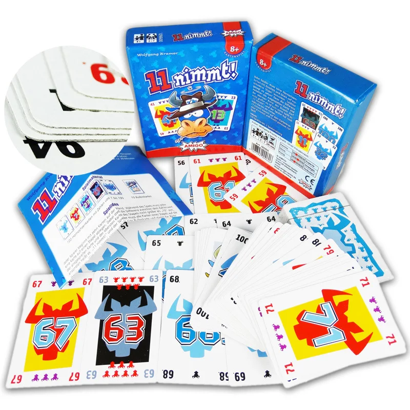 1 Box of Who Is Bull Head King Leisure Gathering Board Game Parent Child Multiplayer Desktop Intelligence Playing Game Card Game