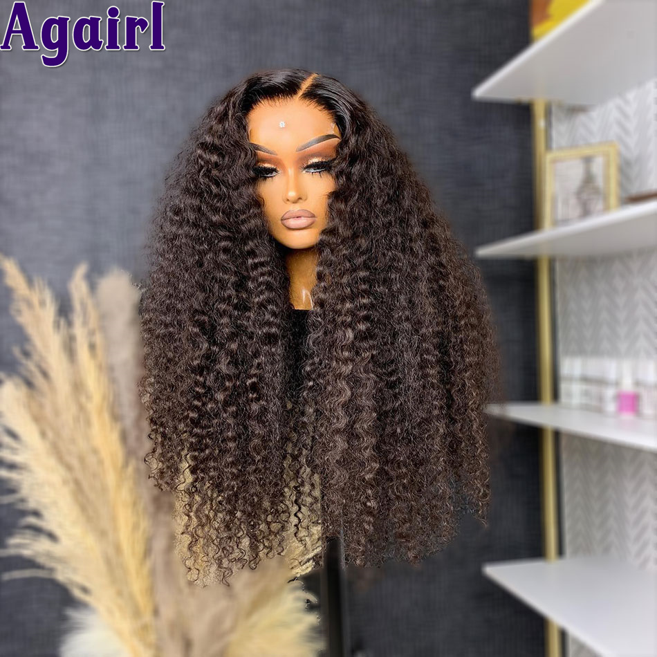 200% Ready Go Curlyวิกผมผมมนุษย์น้ําผึ้งสีบลอนด์สีน้ําตาล 13X6 Water Waveวิกผมลูกไม้ด้านหน้าด้านหน้าOmbreสีบลอนด์สีดํา 6X4 ปิดลูกไม้วิกผม