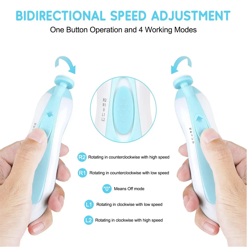Baby Pflege Multifunktionale Elektrische Baby Nagel Trimmer Baby Nagel Datei Clippers Zehen Fingernagel Cutter Trimmer Maniküre Werkzeug Set