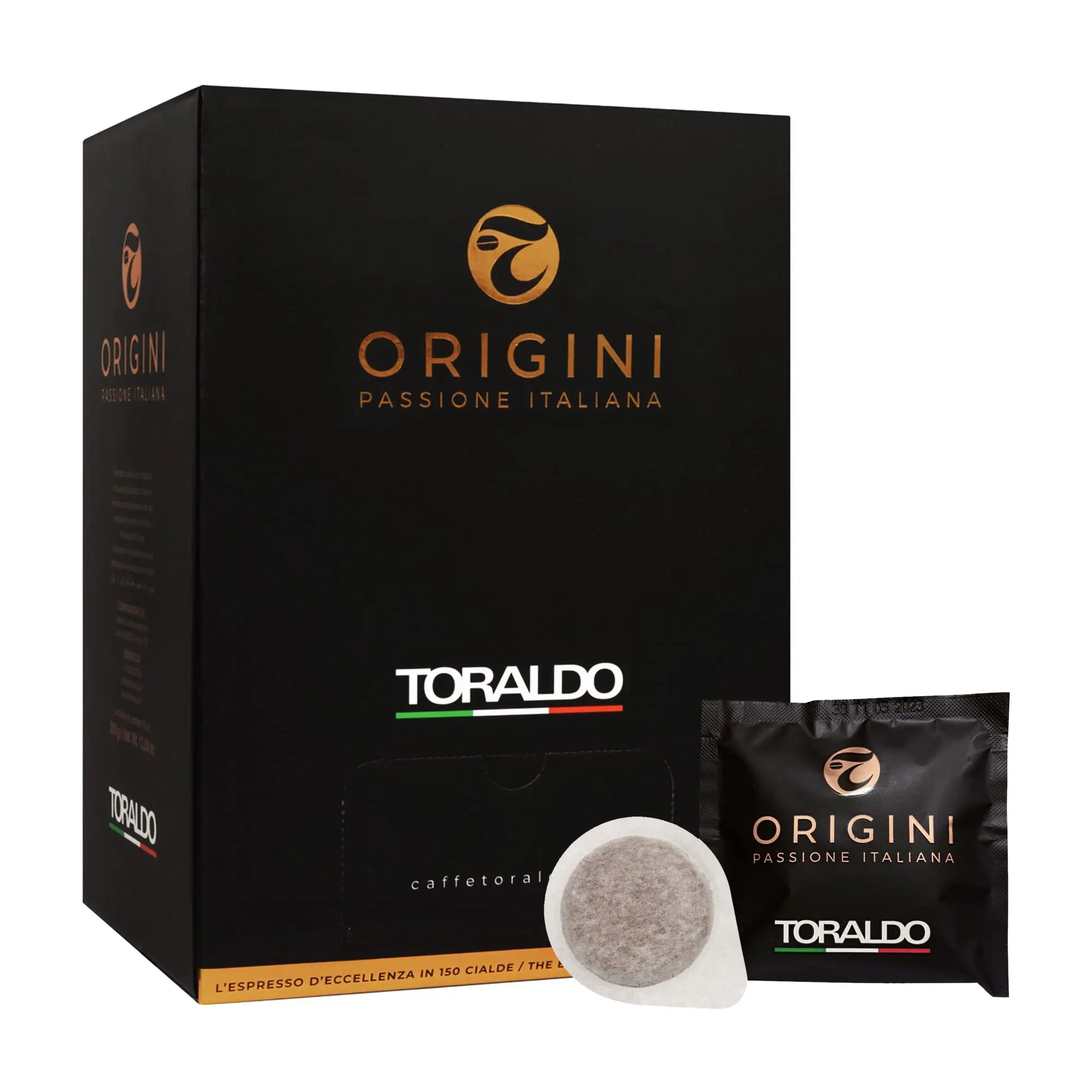 Café Toraldo Origins Blend Caffes ESE 44 mm (150 Unités)