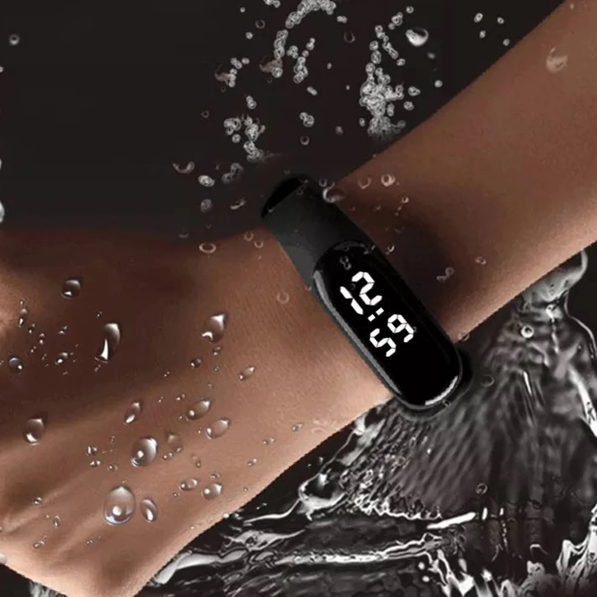 Smartwatch com tela sensível ao toque para crianças, pulseira multifuncional para estudantes, pulseira eletrônica, presente de férias simples, m3
