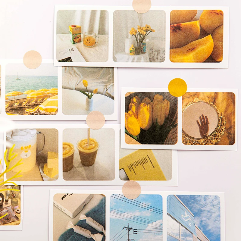 Journamm 30 ピース/パック 90 パターン/パック Ins スタイルステッカーブックスクラップブッキングジャンクジャーナルクリエイティブ文具 DIY デコステッカー