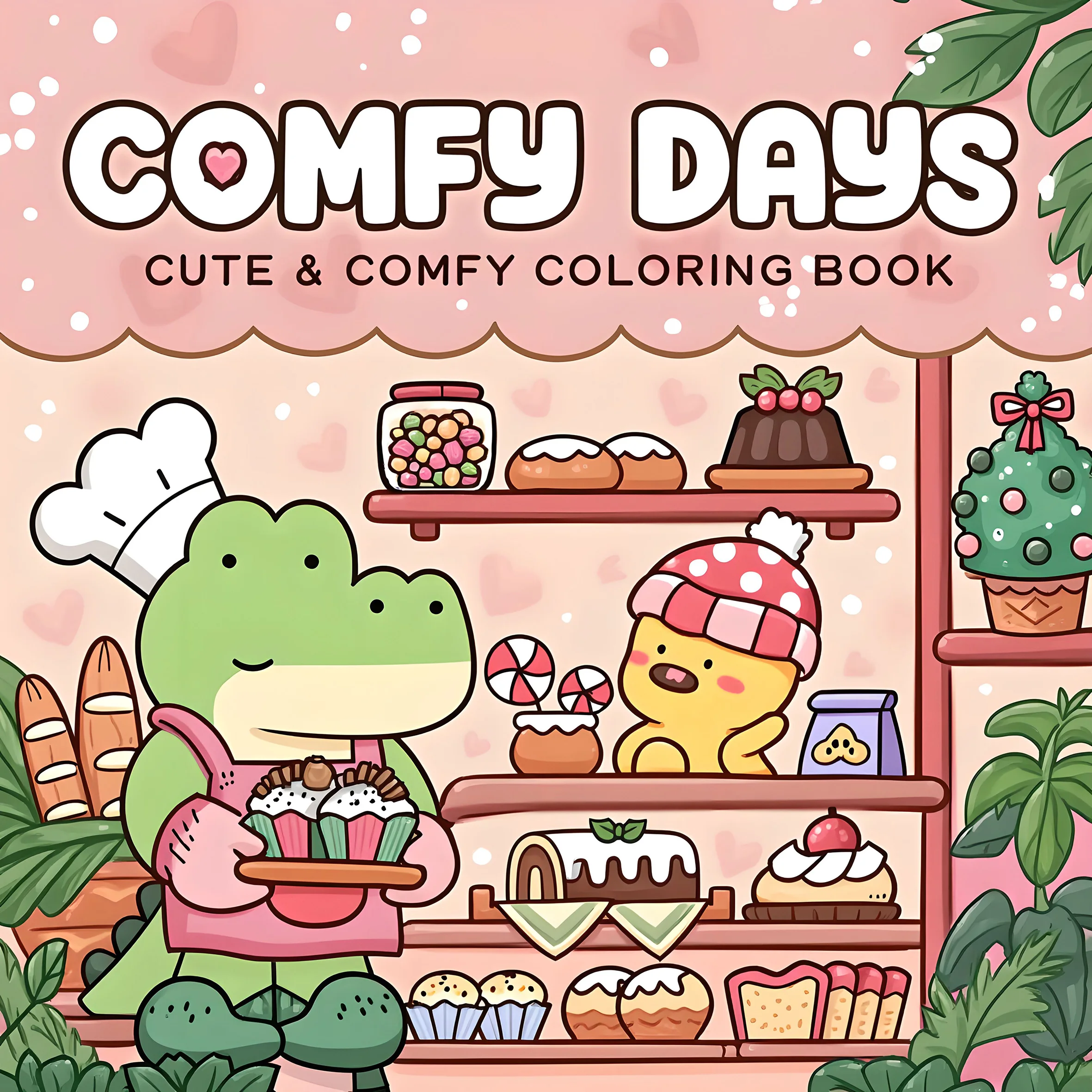 COMFY DAYS Bold-easy Patterns Coloring Book for Adults Horror Drawing Book Perfect Gift for Party and Birthday