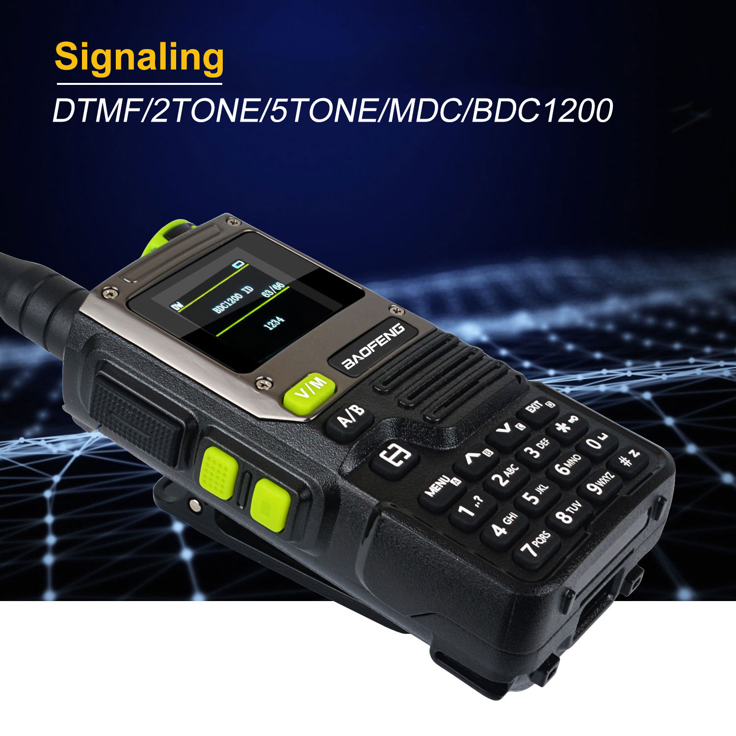 Baofeng K61 PRO K61pro 65-600 MHz Multi-Band 640Ch Scrambler Doppio Orologio Frequenza Sweep Amateur FM VOX Walkie Talkie