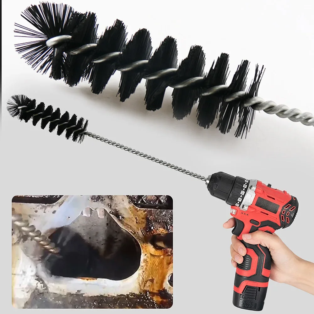 Herramientas de limpieza de coche, cilindro de válvula de admisión de mantenimiento de motor, cepillo de extracción de carbono, herramienta de inspección, Kit de lavado de coches, 2 uds.