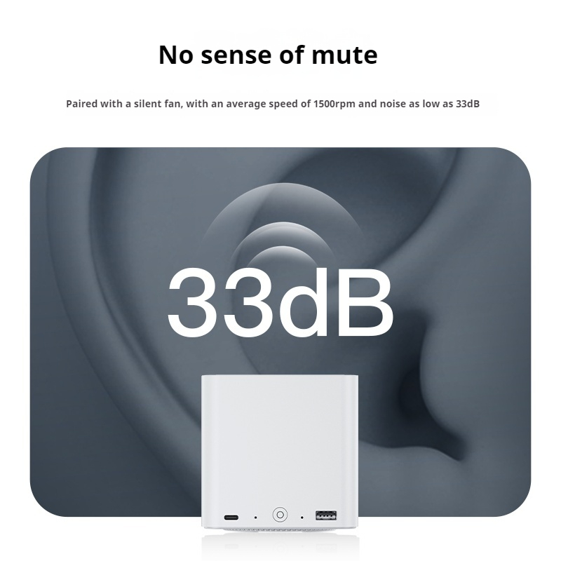 Beelink Me Mini N200 Intel Six-Slot Nas Network Storage Ultra-Quiet Private Cloud Home Storage Dual 2.5g Soft Routing Mini PC