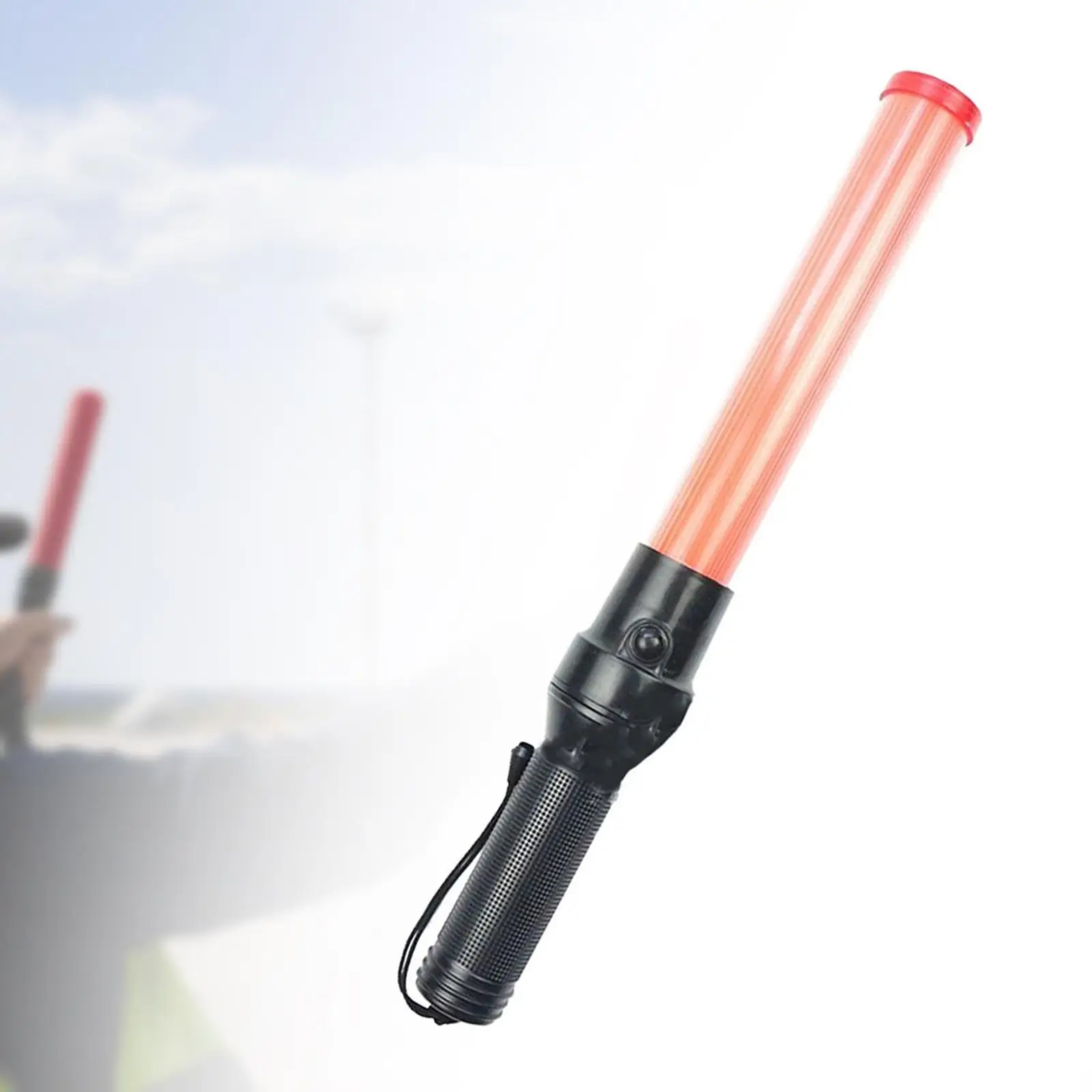 16.14" LED Traffic Control Stick Portable Multipurpose Traffic Signal Stick for Parking Car Directing Security Airport Emergency