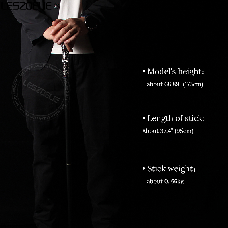 93ซม.ทองสีดำที่ถอดออกได้เดิน Stick Man แฟชั่นเดิน Cane Lady Party Sticks Elegant Vintage เดิน Cane