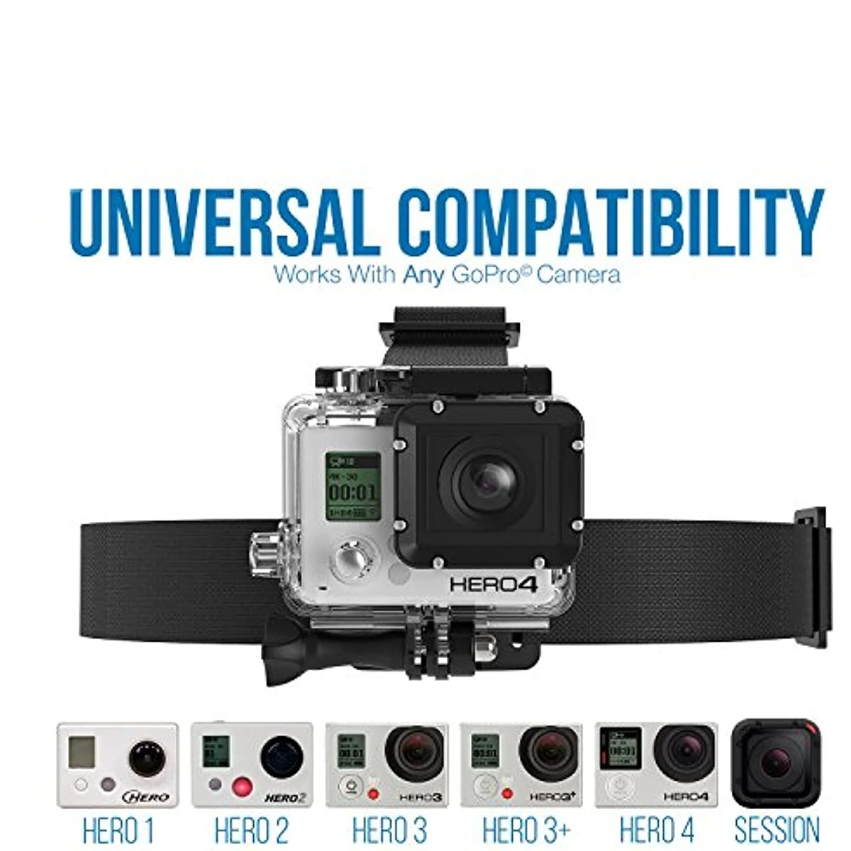 Supporto per cintura per fascia per cintura per GoPro Hero 13 12 11 10 9 8 7 6 insta360 SJCAM AKASO DJI Osmo Action Camera Accessori