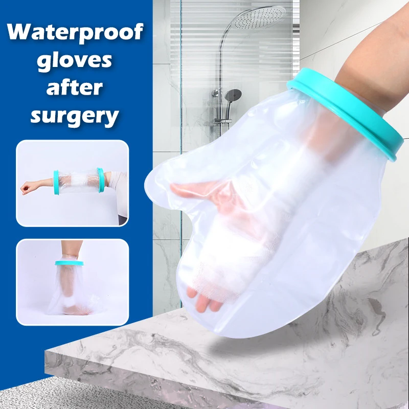 1 PC ฝาครอบฝักบัวผ้าพันคอกันน้ําผู้ใหญ่ปิดผนึก Cast BANDAGE Protector แผล Fracture แขนขามือฝาครอบฝักบัว