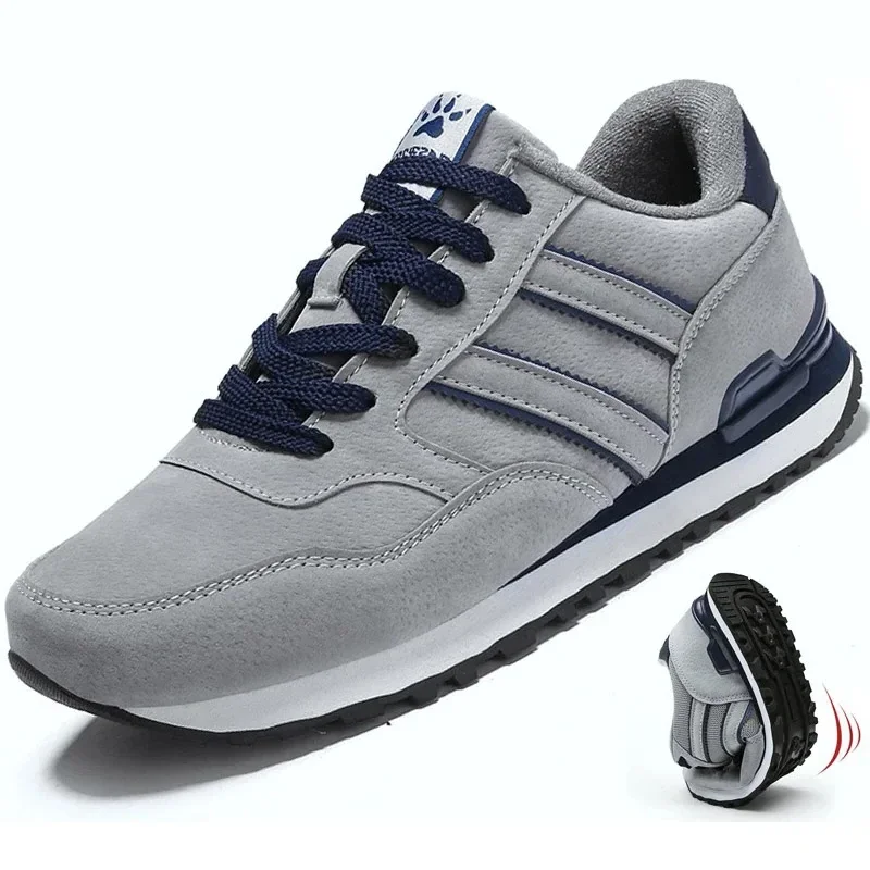 Брендовые кроссовки, мужские уличные кроссовки, мужская повседневная обувь высокого качества на шнуровке, модная удобная прогулочная обувь Tenis Hombres