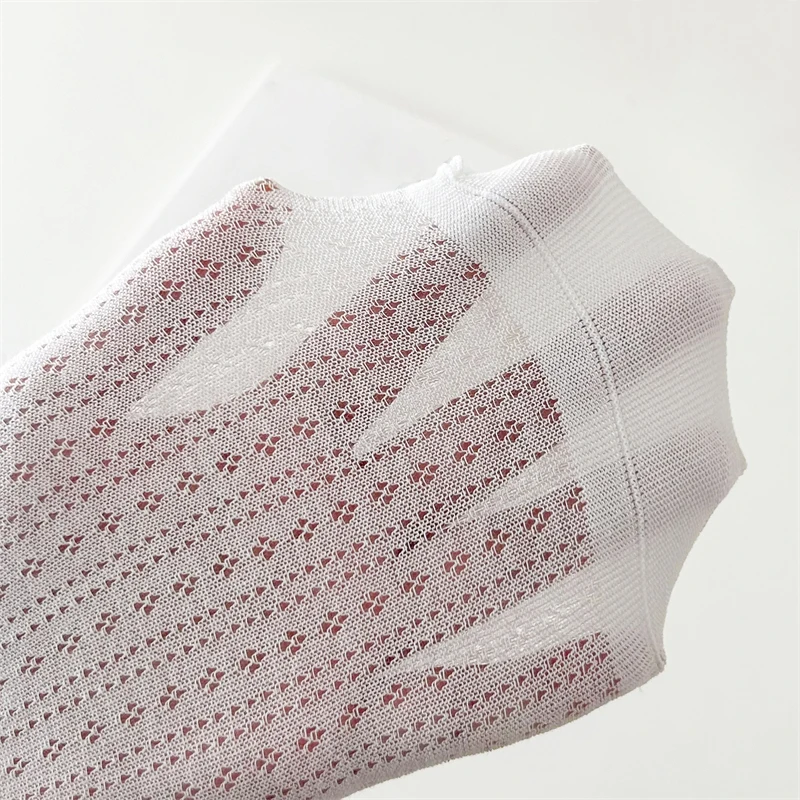 Calcetines finos para mujer, novedad de verano, Color caramelo, calcetines sueltos calados, calcetines largos básicos informales para mujer, calcetines largos cómodos a la moda para niñas