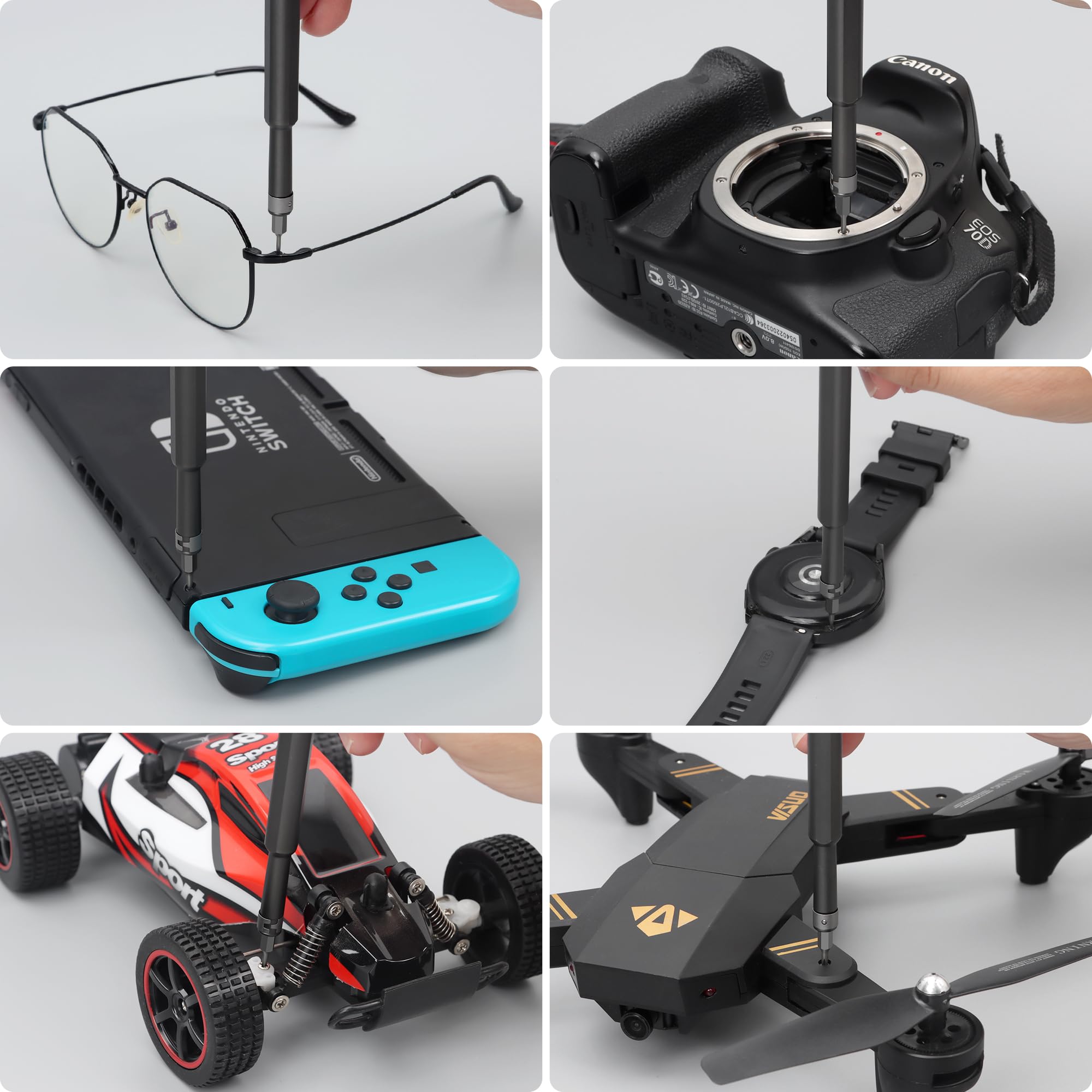 49-in-1-Magnetschraubendreher-Set, Präzisions-Schraubendreher-Set, elektronisches Reparatur-Werkzeug-Set für Laptop, iPhone, Computer, PS5, Xbox, MacBook
