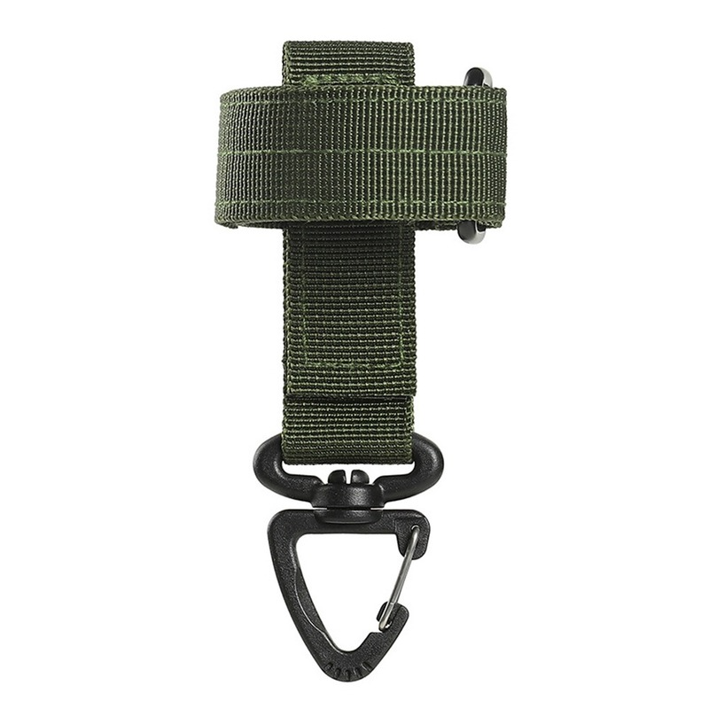 Outdoor Schlüsselbund Taktische Ausrüstung Clip Keeper Beutel Gürtel Schlüsselbund Gurtband Handschuhe Seil Halter Militär Haken Nylon Gurtband Schlüsselring