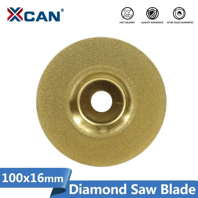 Xcan 1pc lâmina de moagem diamante 100mm 240 grit disco polimento para moedor ângulo lâmina serra circular ferramentas abrasivas