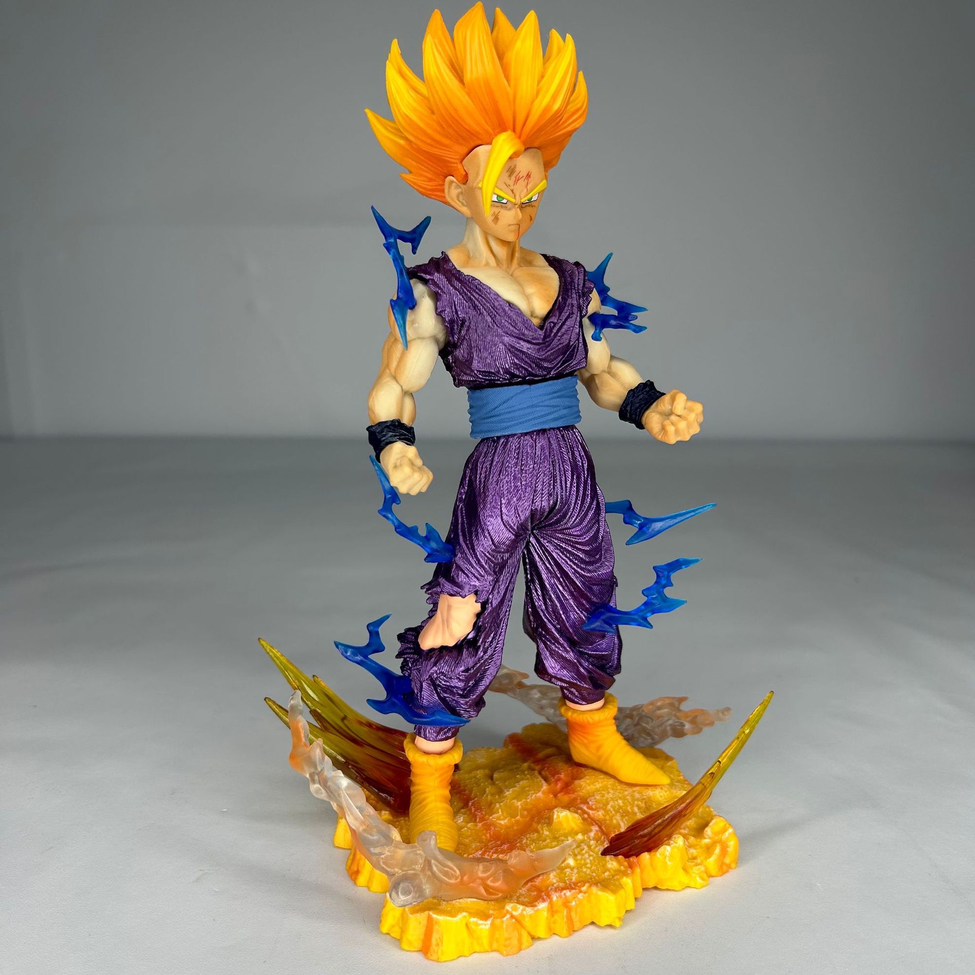 25ซม.Dragon Ball ZอะนิเมะSon Gohan Action Figurine Super Saiyan 2โทรศัพท์มือถือเกมของเล่นเด็กตกแต่งSon Gokuฟรีของขวัญ