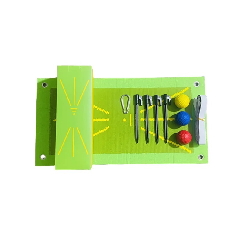 เสื่อฝึกอบรมเสริมกอล์ฟสําหรับ Swing Correction Training MAT ตีทิศทาง PATH MAT Practice MAT เครื่องมือเริ่มต้นอุปกรณ์เสริม