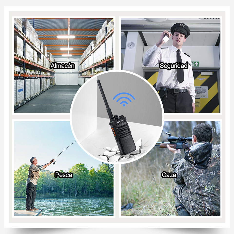 Retevis RT86 Walkie Talkie Radio bidireccional profesional Walkie Talkie de largo alcance Radio de comunicación  para negocios al aire libre