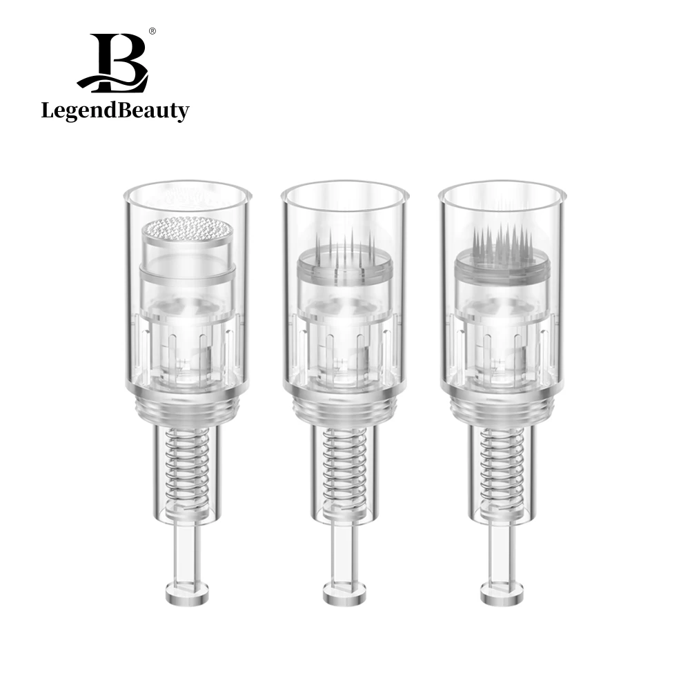 10 PCS Derma Pen Needle 12/36/42 pinos nano Parafuso Microagulha Tatoo Cartucho MTS
