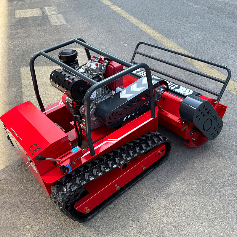 Aangepaste hoge kwaliteit CE-goedkeuren gras snijmachine Crawler bosmaaier voor landbouw elektrische afstandsbediening robot gazon