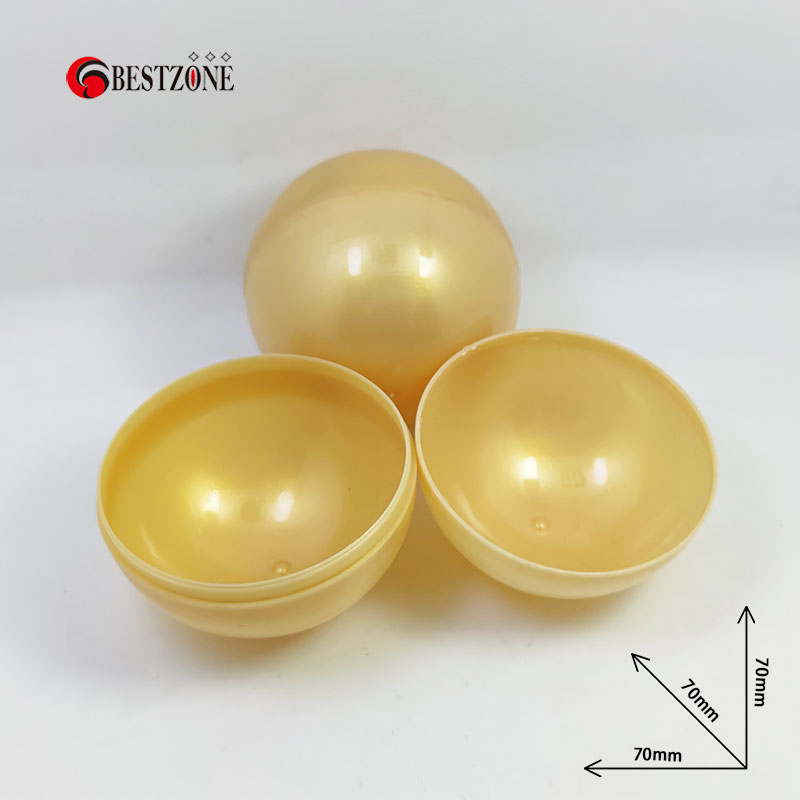 5Pcs 70MM 2.76inch Plastic PP Empty Surprise Balls Toy Capsules Round For Vending Machine Kids Gift Mystery Box Wedding Party