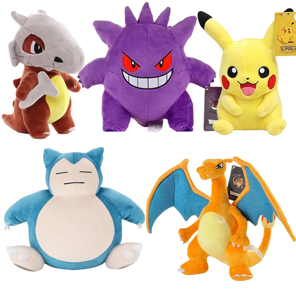 Pokemon Pikachu Pichu Charmander Bulbasaur Squirtle Psyduck Eevee Peluche suave Peluches Peluche juguete Muñeco pequeño
