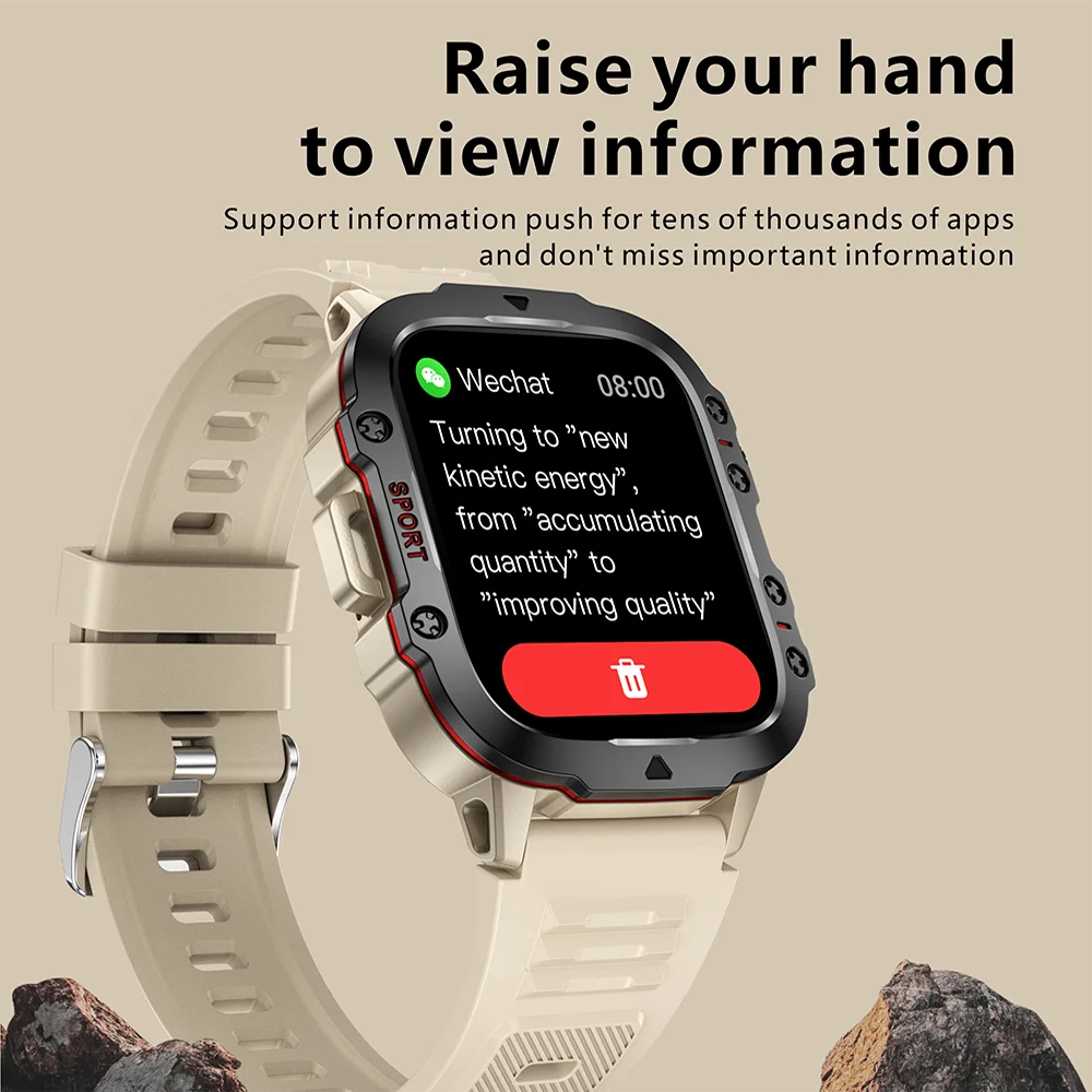 Xiaomi-reloj inteligente Original para hombre y mujer, accesorio de pulsera resistente al agua IP68 con Bluetooth, llamadas, 3ATM, compatible con Android 2024
