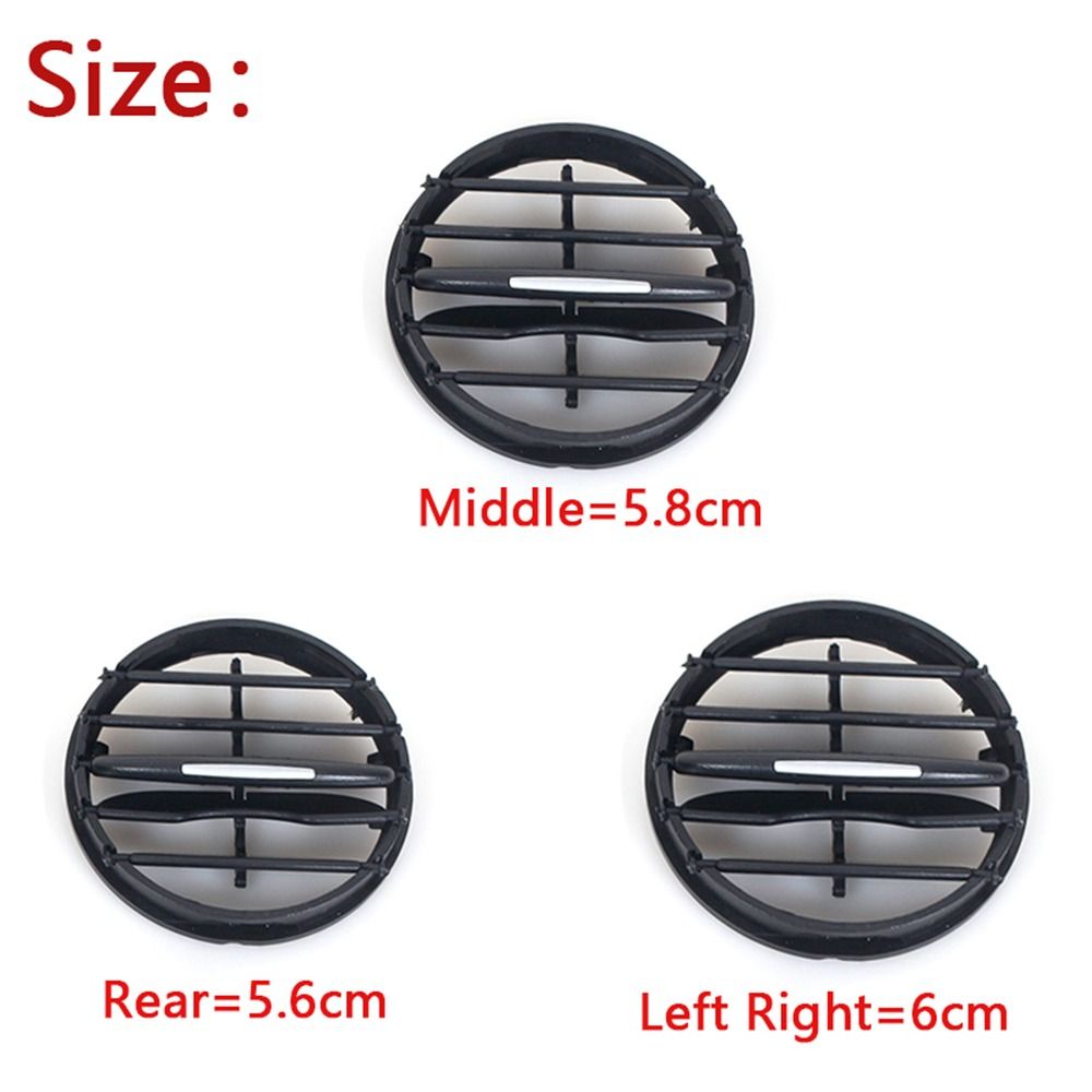 Tiguan acessórios dobráveis de circulação de ar, tampa de ventilação de ar condicionado, grade de válvula de escape