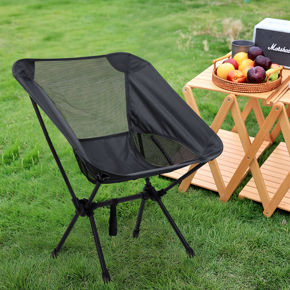 Portable Backrest Folding Camping Chair for Camping, Fishing, Beach Days