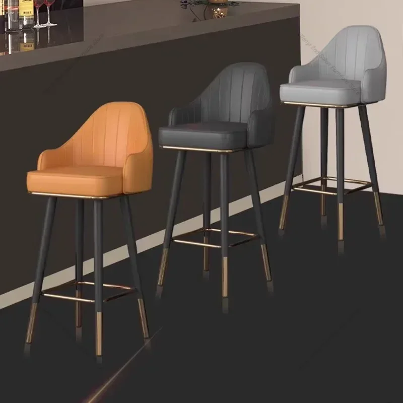 High Stool Nordic Bar Chairs Swivel Relax Modern Reception Bar Chairs Adjustable Italian Design Bar Furniture Barkrukken LLBC