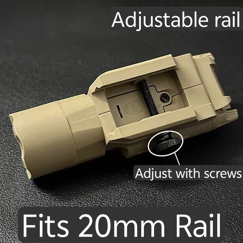 TINSOL New X300U-A Multi - functional Tactical Light: Fits 20mm Rail, for Toy Airsoft Guns, Hunting, CS Matches & Wargames