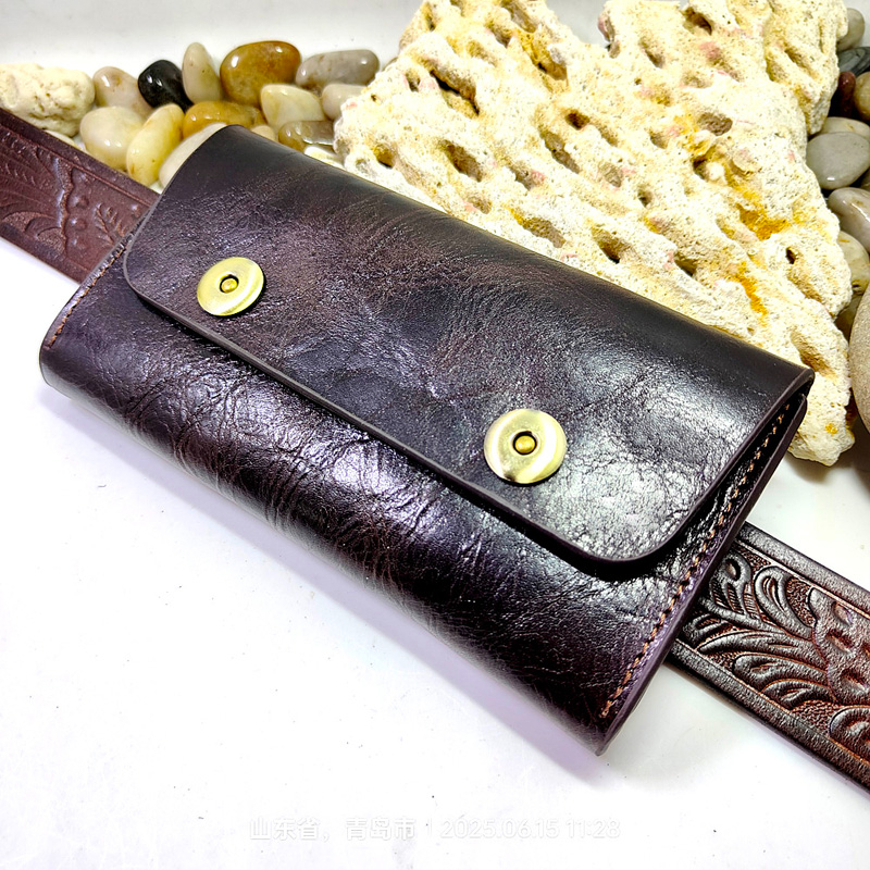 Чехол-футляр для телефона из натуральной кожи Blongk, кобура на пояс, кошелек на молнии для карт, чехол для Iphone, Samsung L2101DK