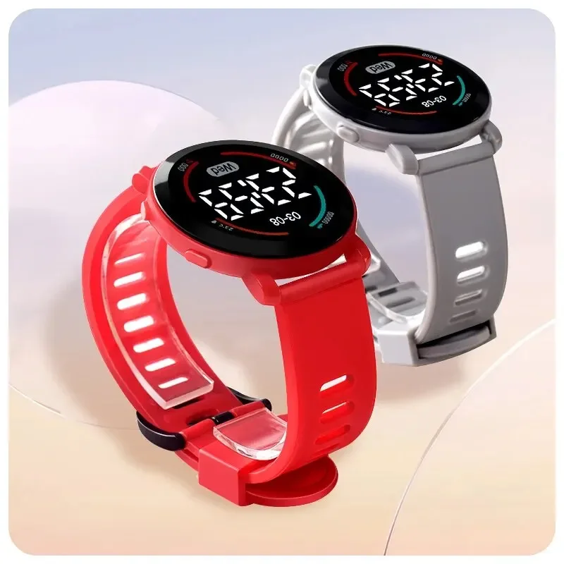 Relojes de pareja, Reloj Digital LED de moda para hombres y mujeres, Reloj deportivo informal de silicona, Reloj electrónico, nuevo Reloj Masculino