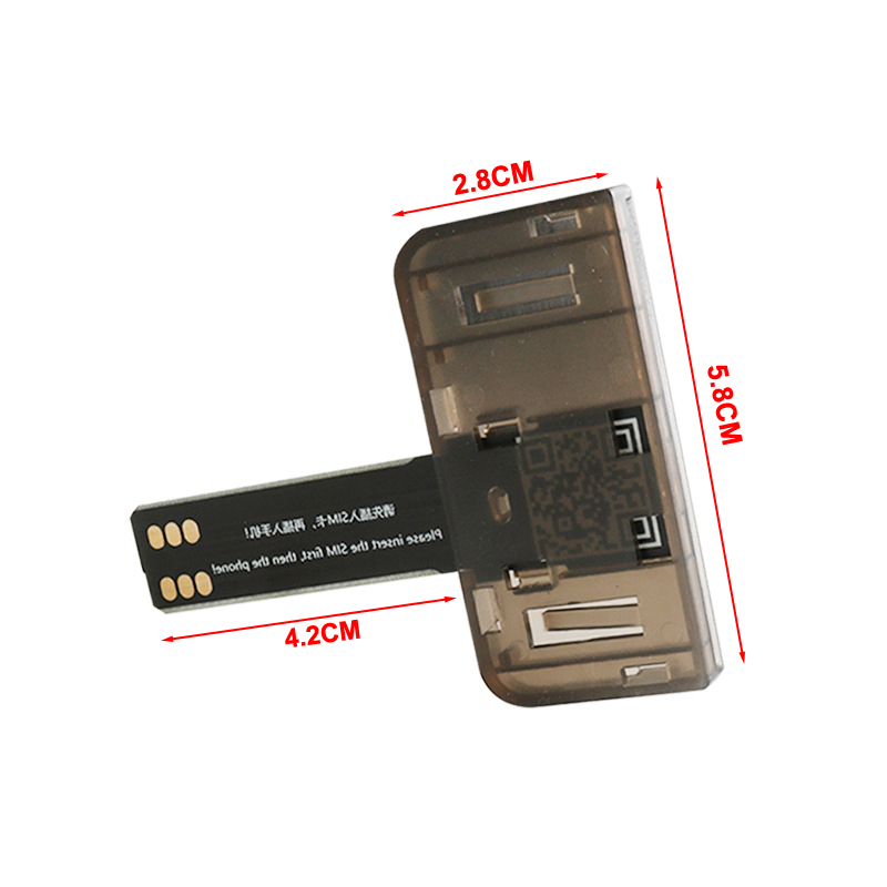 1pc SIM Karte Adapter SIM Kartenleser Mini SIM Nano Für IPhone 5/6/7/8/X Android Phone Connector Adapter Moble Telefon Zubehör