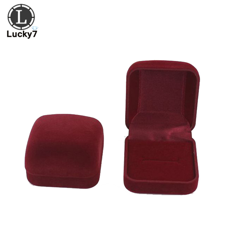 Engagement Velvet Ring Box Jewelry Display Storage Boxes For Wedding Ring Valentine's Day Gift Organizer Earrings